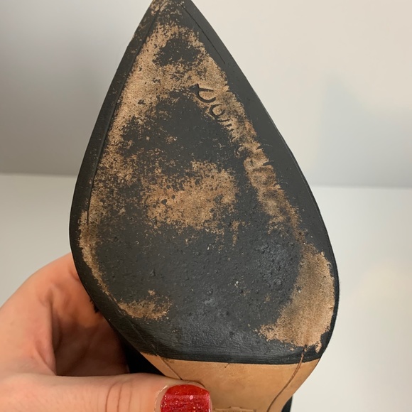 Sam Edelman Black Halan Frayed Pointed Toe Pump - Picture 13 of 13